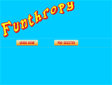 Tablet Screenshot of funthropy.com